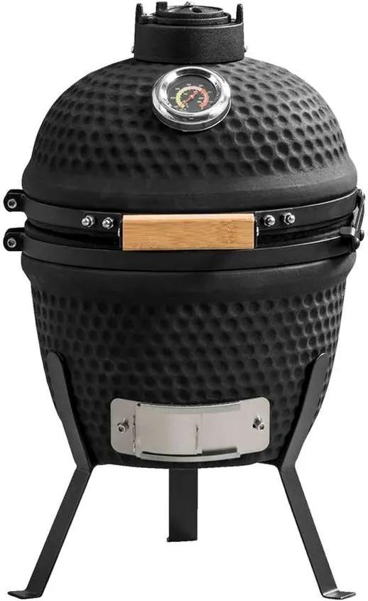 Patton barbecue Kamado Grill 13" - matzwart - Leen Bakker