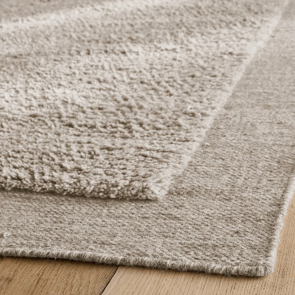 Klein wollen vloerkleed, handgeknoopt, EDGI