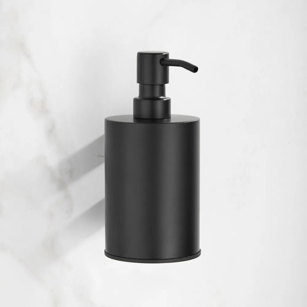 Saniclear Academy zeepdispenser zwart mat
