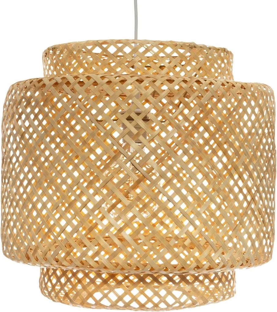 Atmosphera Liby Hanglamp - Bamboe Naturel - Ø40 x H38 cm