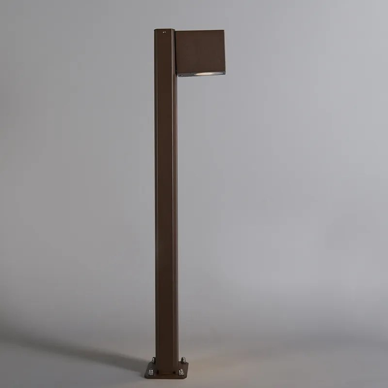 Smart staande buitenlamp roestbruin 65 cm IP44 incl. Wifi GU10 - Baleno