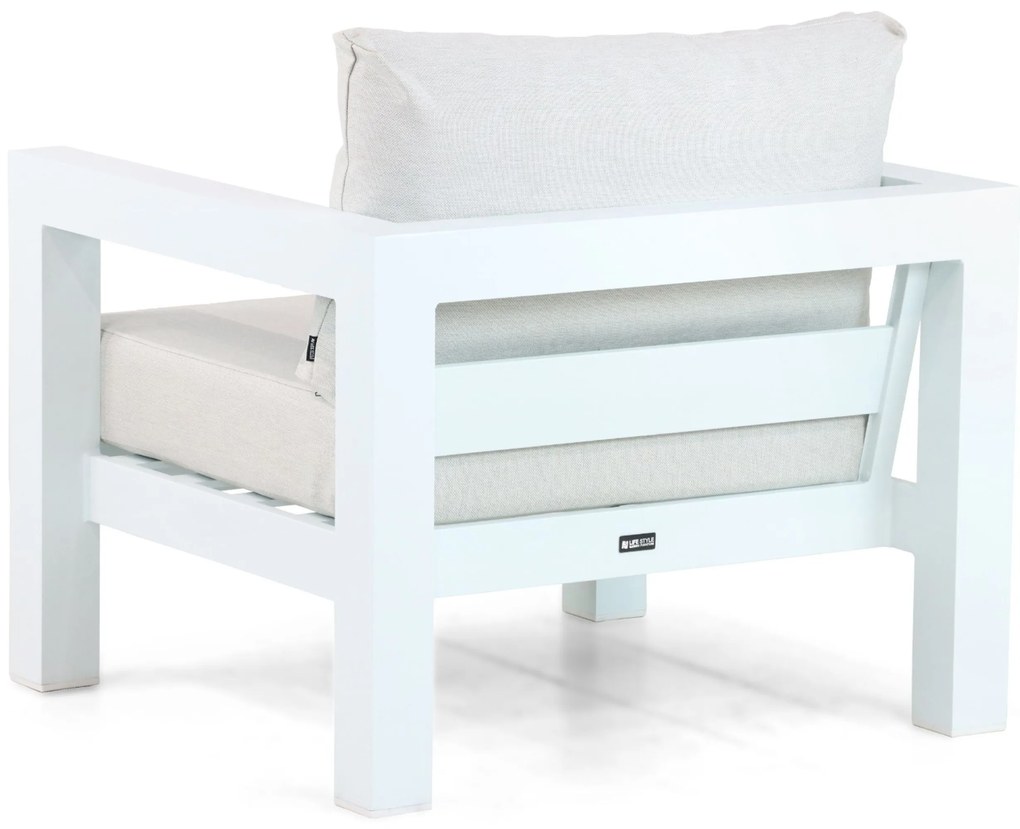 Tuinstoel Aluminium Wit Lifestyle Garden Furniture Luca