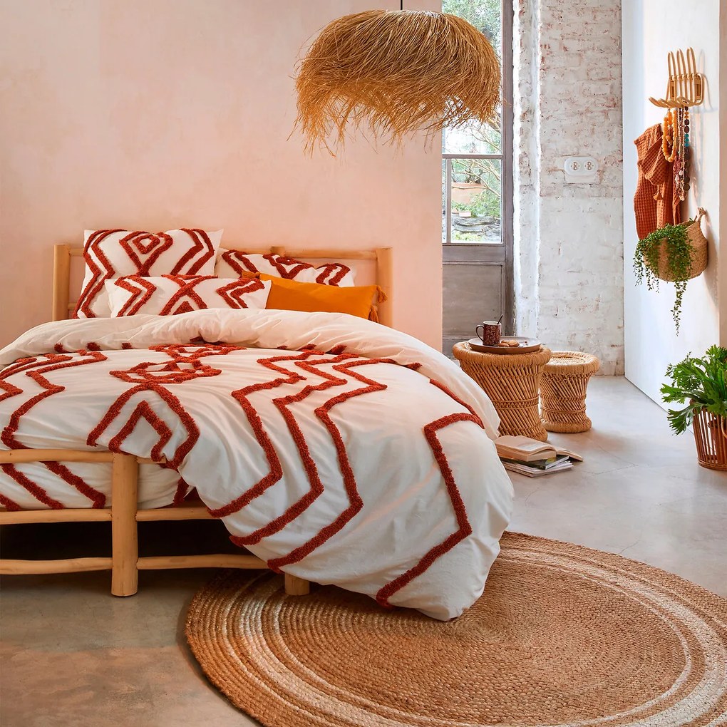 Rond vloerkleed in jute, Aftas