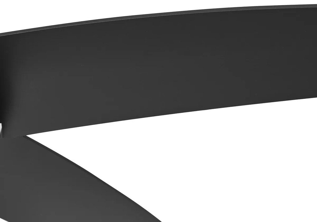 Plafondventilator met lamp zwart 132cm incl. LED met afstandbediening - Cool Anello Modern rond Binnenverlichting Lamp