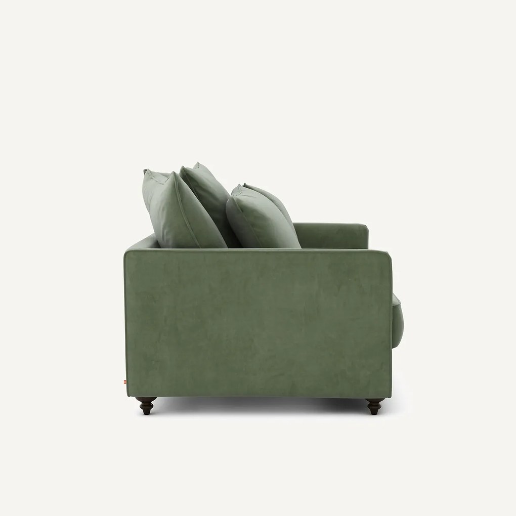 2-zits omvormbare bank van fluweel, Lazare