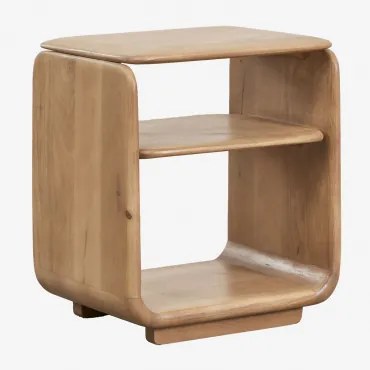 Set Van 2 Rechthoekige Nachtkastjes 40x30 Cm In Tinsley Hout Mangohout - Sklum