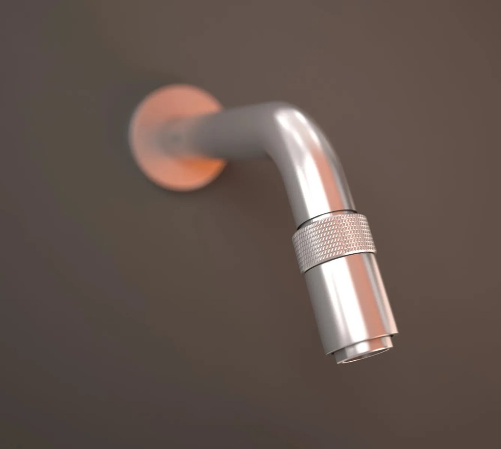 Clou Freddo 11 inbouw fonteinkraan met 15cm uitloop RVS geborsteld