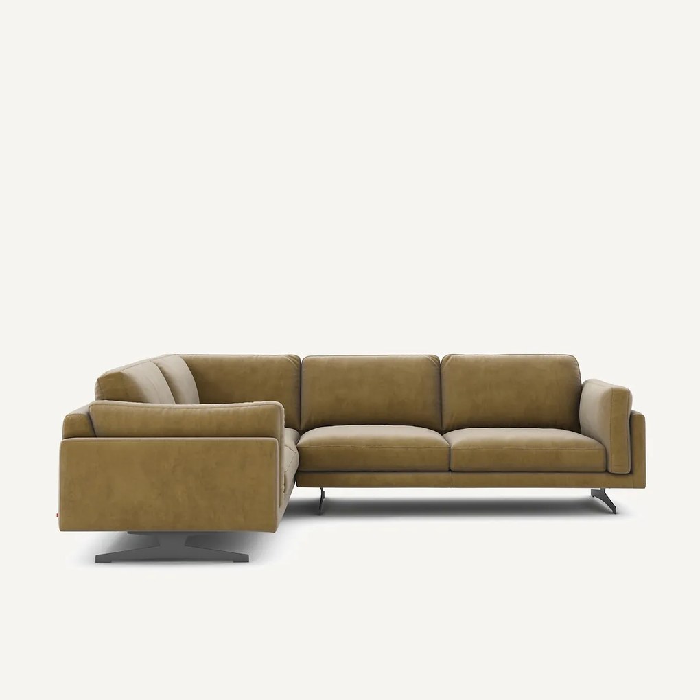 Hoekbank fluweel, César