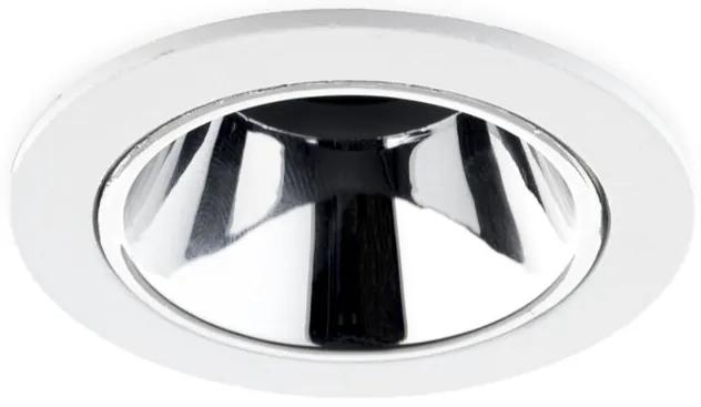 LED Inbouwspot 7W CREE, Rond, Ã64mm, Kantelbaar, Dimbaar, Wit/Zilver, Warm Wit
