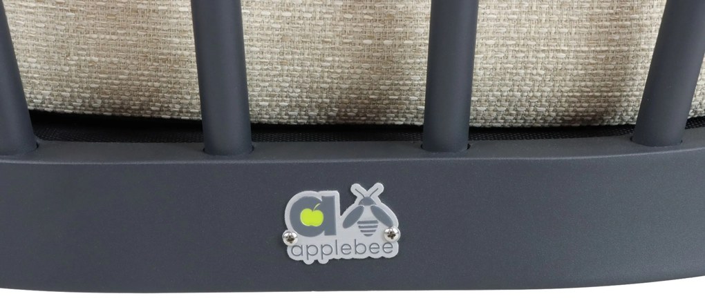 Tuinstoel Aluminium/Teak Grijs-antraciet Apple Bee Condor