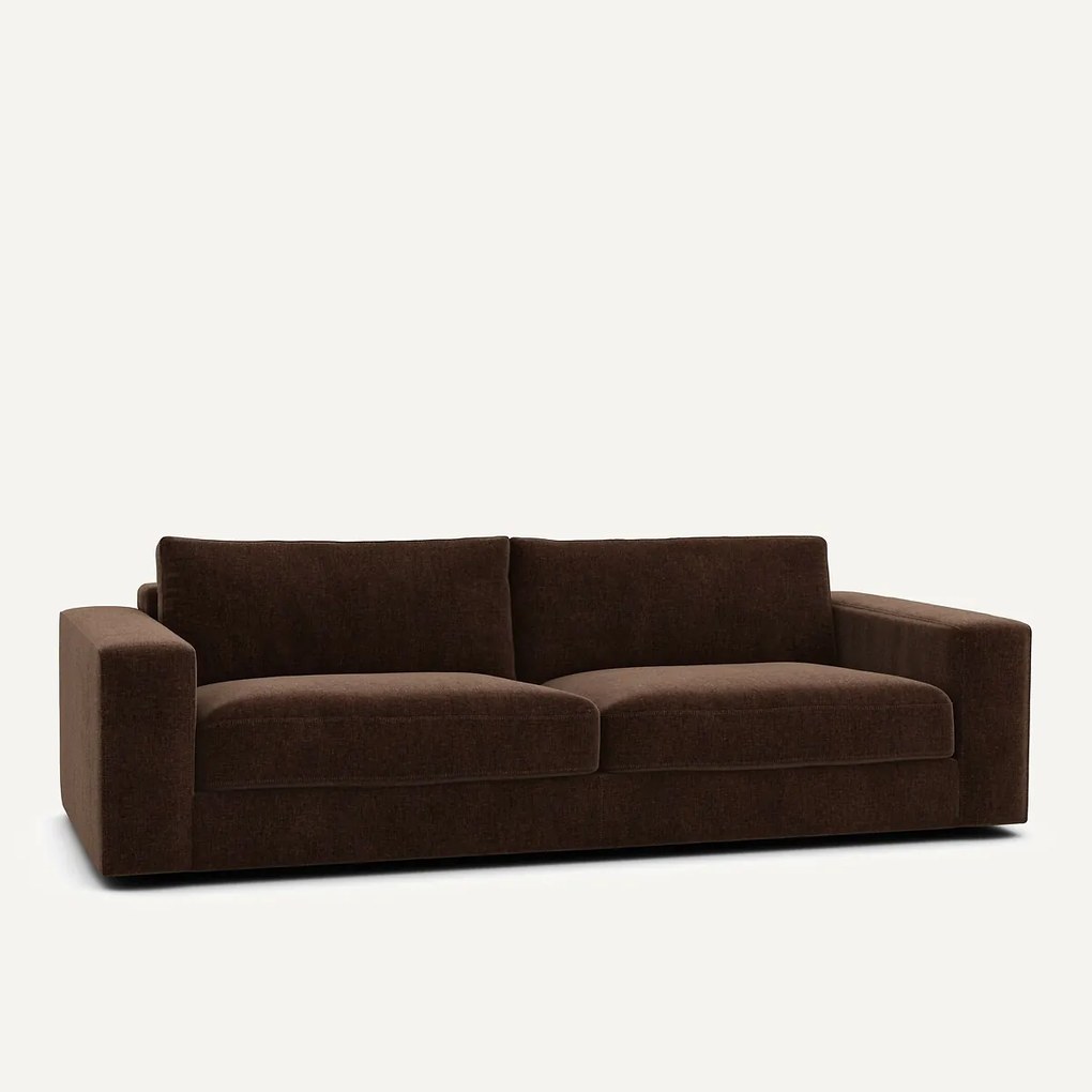 3- of 4-zitsbank, chenille fluweel, Skander