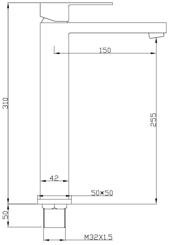 Best Design Nero Aprica wastafelkraan verhoogd zwart mat