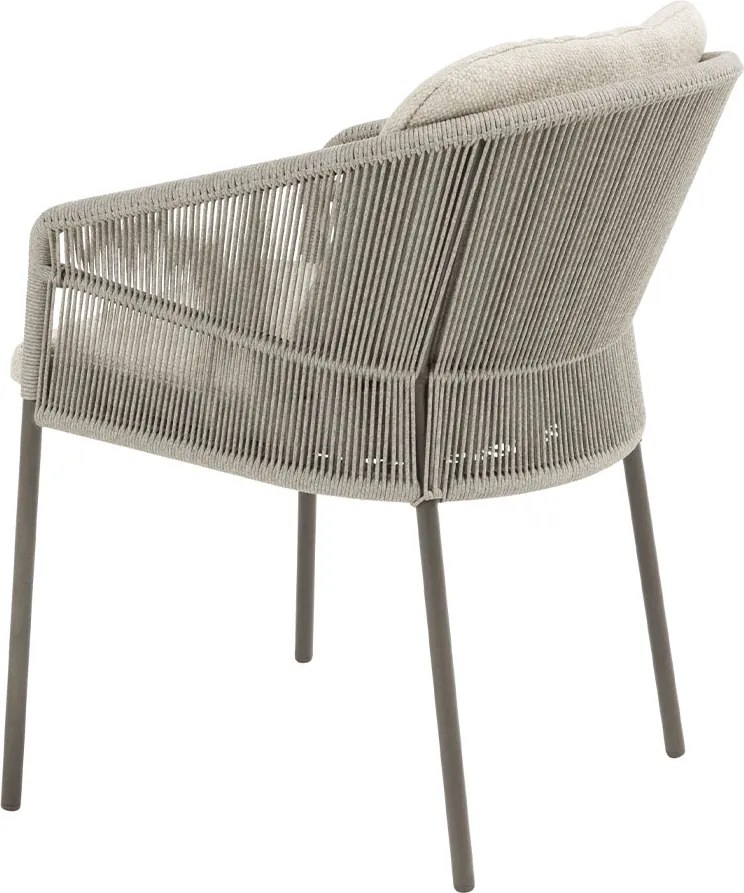 Taste by 4 Seasons Florence tuinset 7-delig - Prado tuintafel Ø160 cm - ceramic sabbia latte