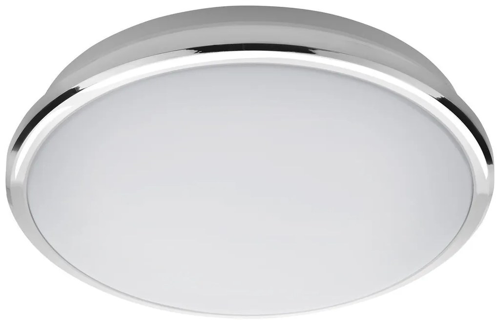 Sapho Silver ronde plafondlamp 28cm dagwit licht chroom