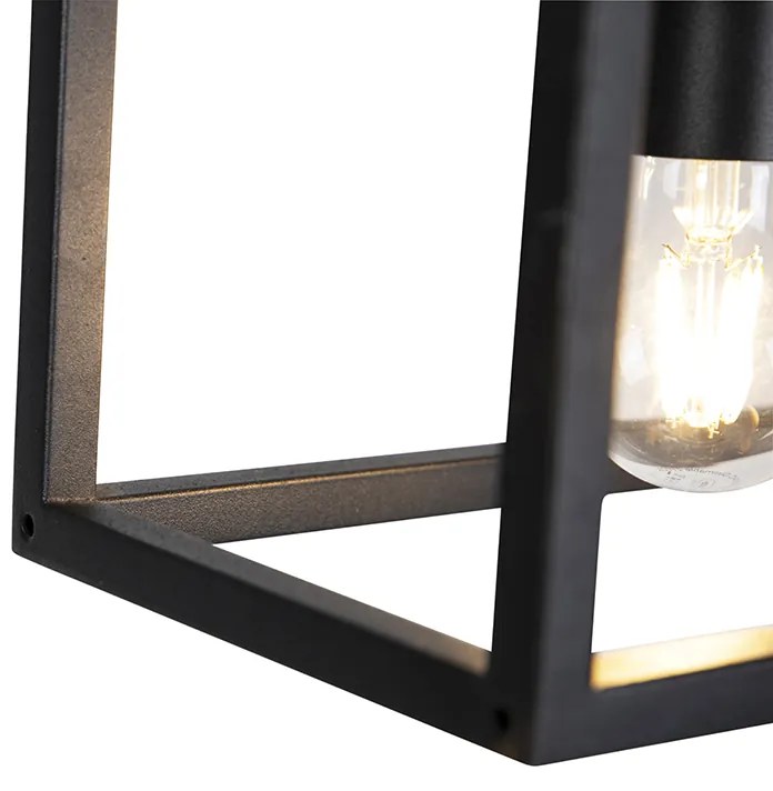 Industriële hanglamp zwart 4-lichts - Cage 4