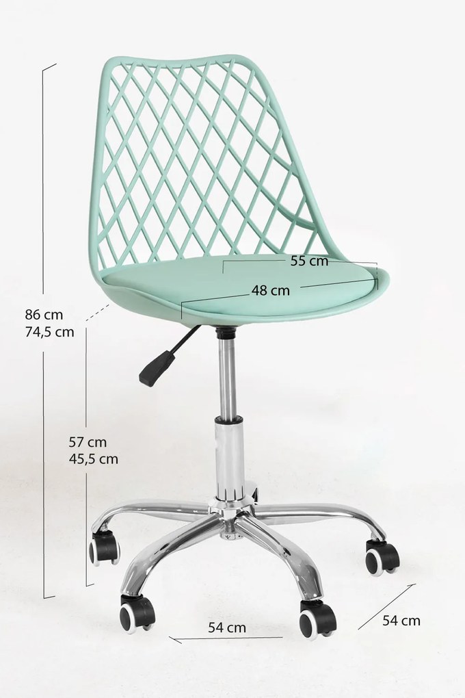 Pak 4 Mima-bureaustoelen in