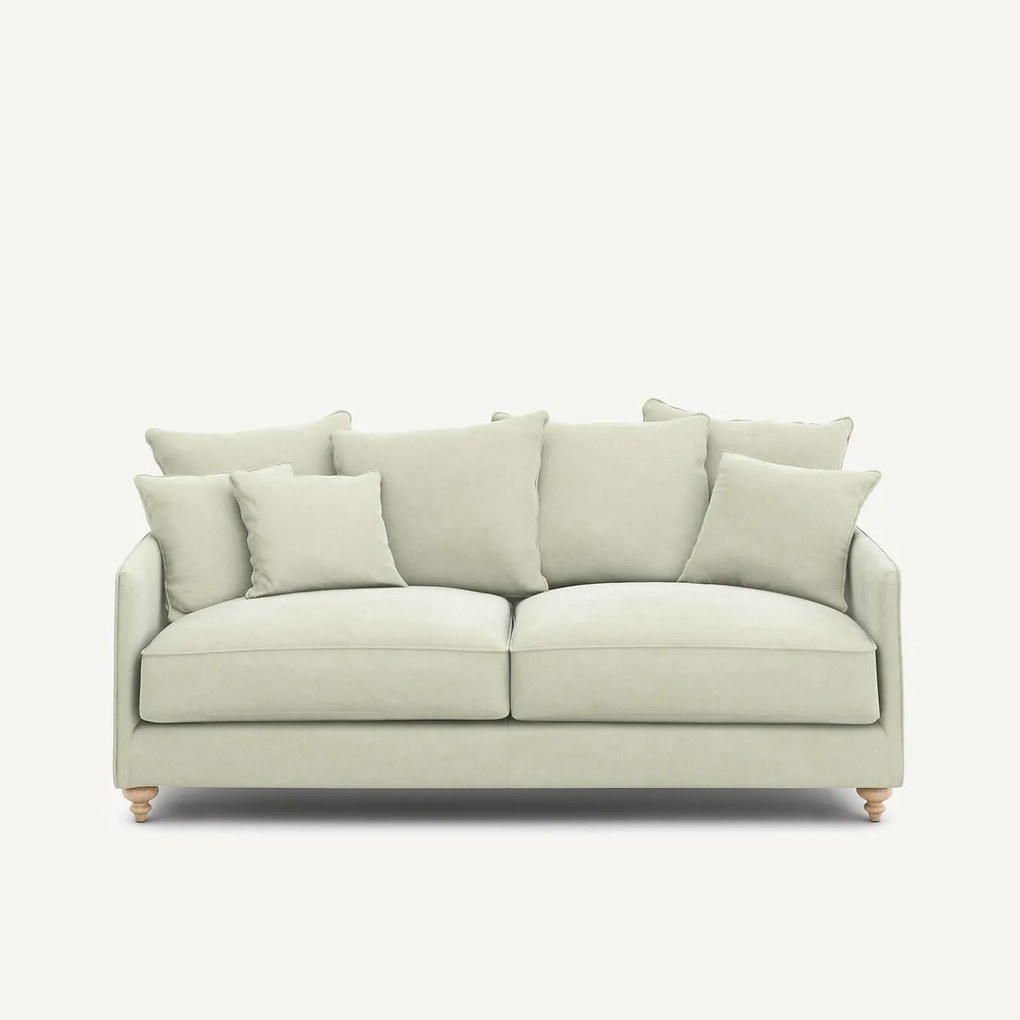 3-zits slaapbank in stonewashed fluweel, Lazare