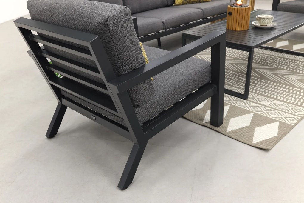 Hugo stoel-bank loungeset - antraciet OP=OP