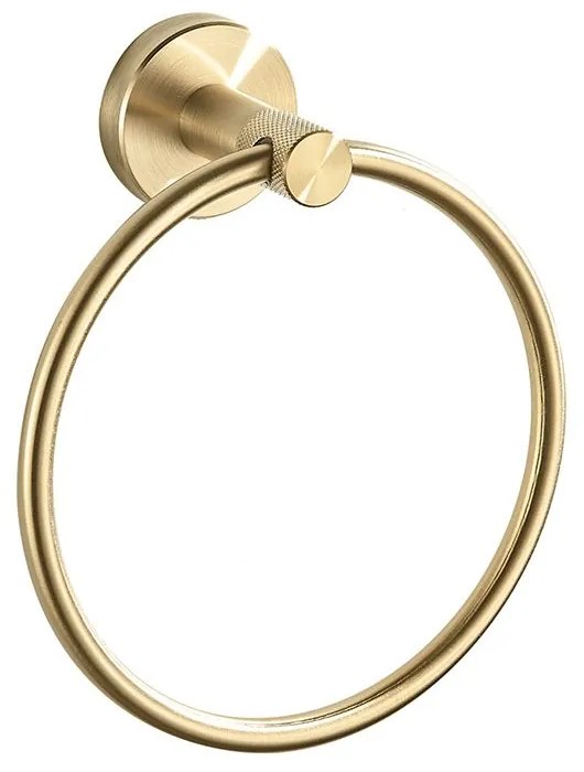 Badkamerhanger Ring 6610 Modern Brush Gold