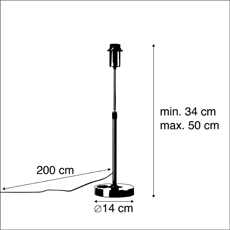 Tafellamp goud verstelbaar - Parte Design, Modern Binnenverlichting Lamp