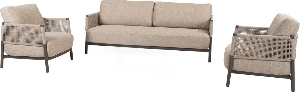 4 Seasons Outdoor Savanne loungeset terre SALE Loungeset   bruin weerbestendig