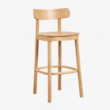 Set Van 4 Hoge Krukken Van Hout Taleri Eikenhout & ↑65 Cm - Sklum
