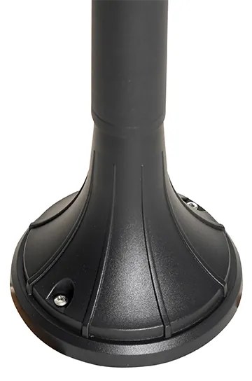 Klassieke buiten lantaarn zwart 125 cm IP44 - Daphne