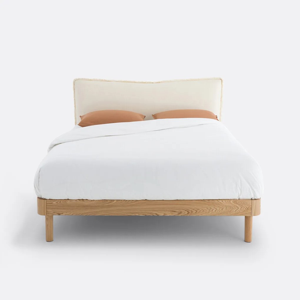 Bed met hoofdbord en lattenbodem, Amedi