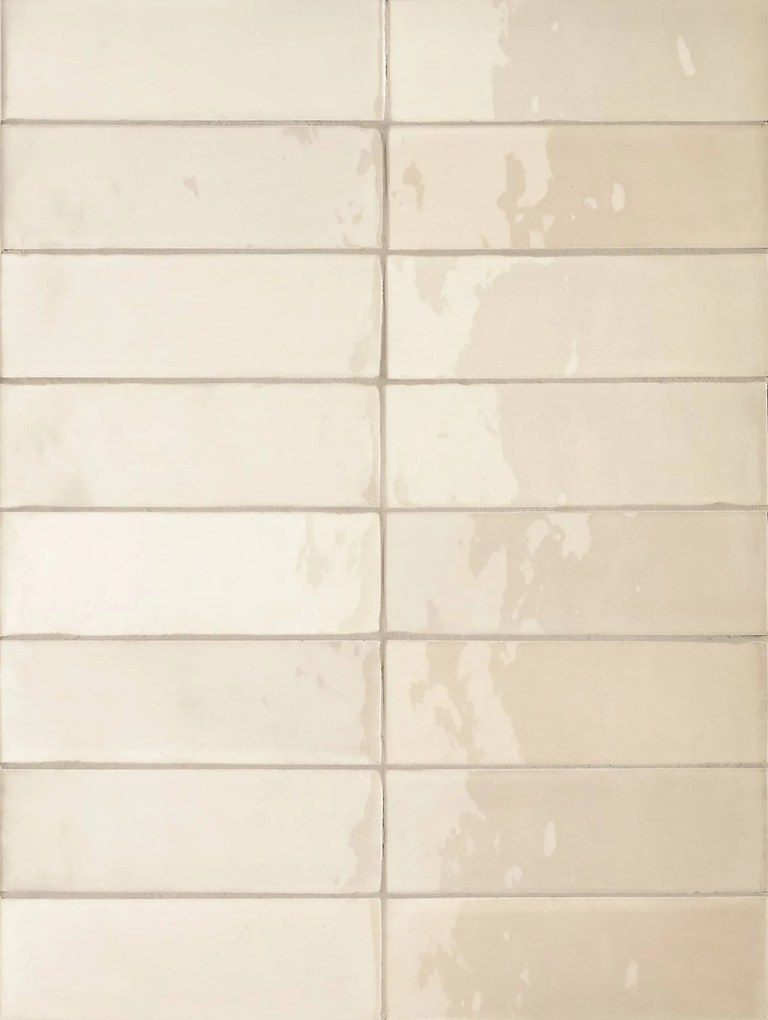 Wandtegel wit Sartoria Tbrick 16x5cm sepia glans gerectificeerd