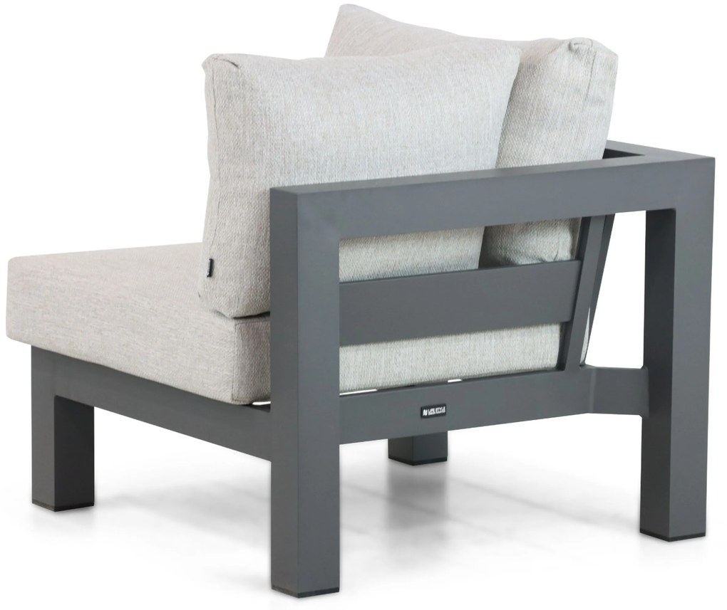 Hoek loungeset 5 personen Aluminium Grijs Lifestyle Garden Furniture Luca