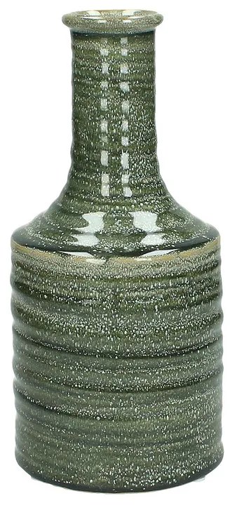 Vaas stoneware - grijs - 25,5 cm