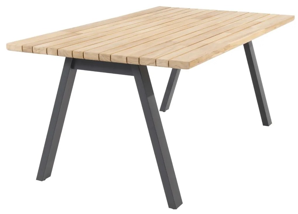 Taste by 4 Seasons Swing tuinset antraciet met Ambassador tafel met teak blad 180 x 100 cm * SALE * Tuinset houtkleur weerbestendig