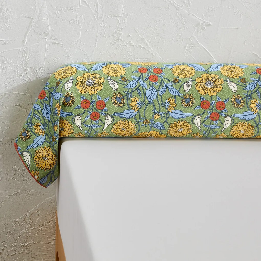 Bolstersloop in katoensatijn, Johanna