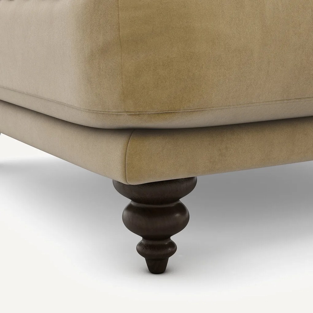 Voetenbank in fluweel, Lazare