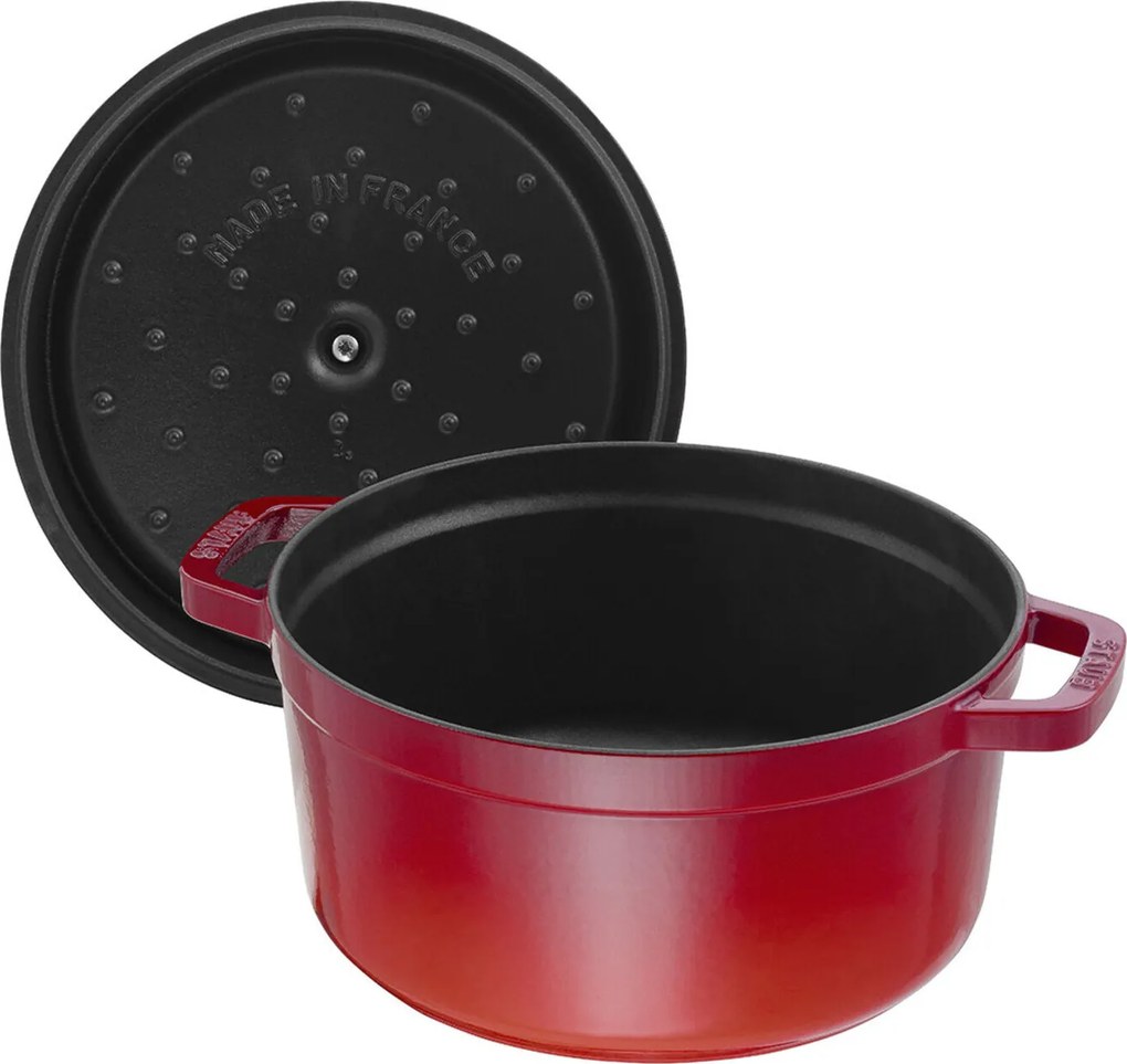 Staub La Cocotte Cocotte 26 cm / 5,25 l, Rond, Kersenrood - La Cocotte - Staub