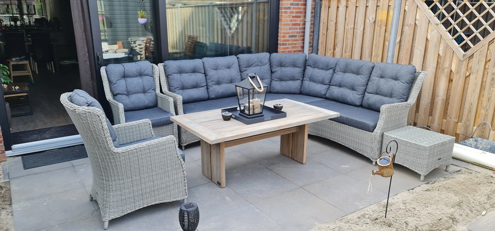 ROUGH-L lounge/dining tuintafel 160x90x61cm