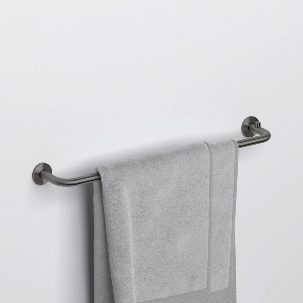 Clou Kaldur handdoekhouder 45cm gunmetal geborsteld