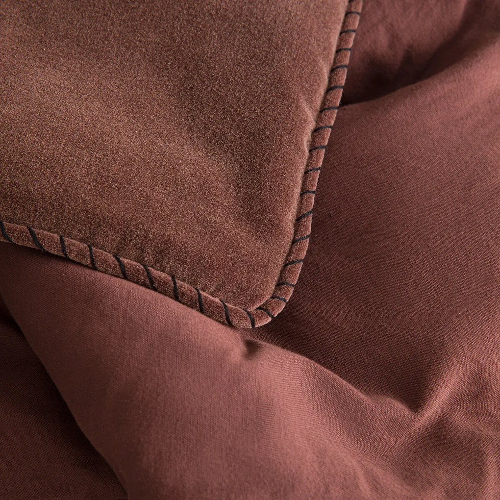 Dekbed in gewassen katoenfluweel, Parma