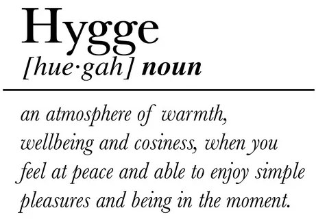 Ilustratie Quote Hygge, Ninola Design
