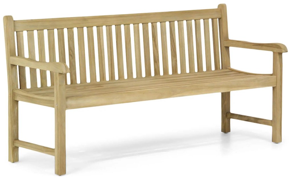 Garden Collections Preston Tuinbank Incl. Forest Green Kussen Teak Old Teak Greywash