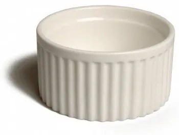 Souffléschaaltje/ ramekin, porselein, Ø 8 cm