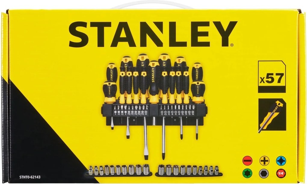 Stanley Schroevendraaierset 57-delig STHT0-62143