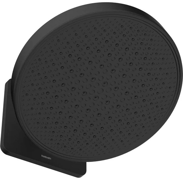 Hotbath MATE Hoofddouche - 30cm - opbouw - rond - rond - Geborsteld zwart PVD M420MBP