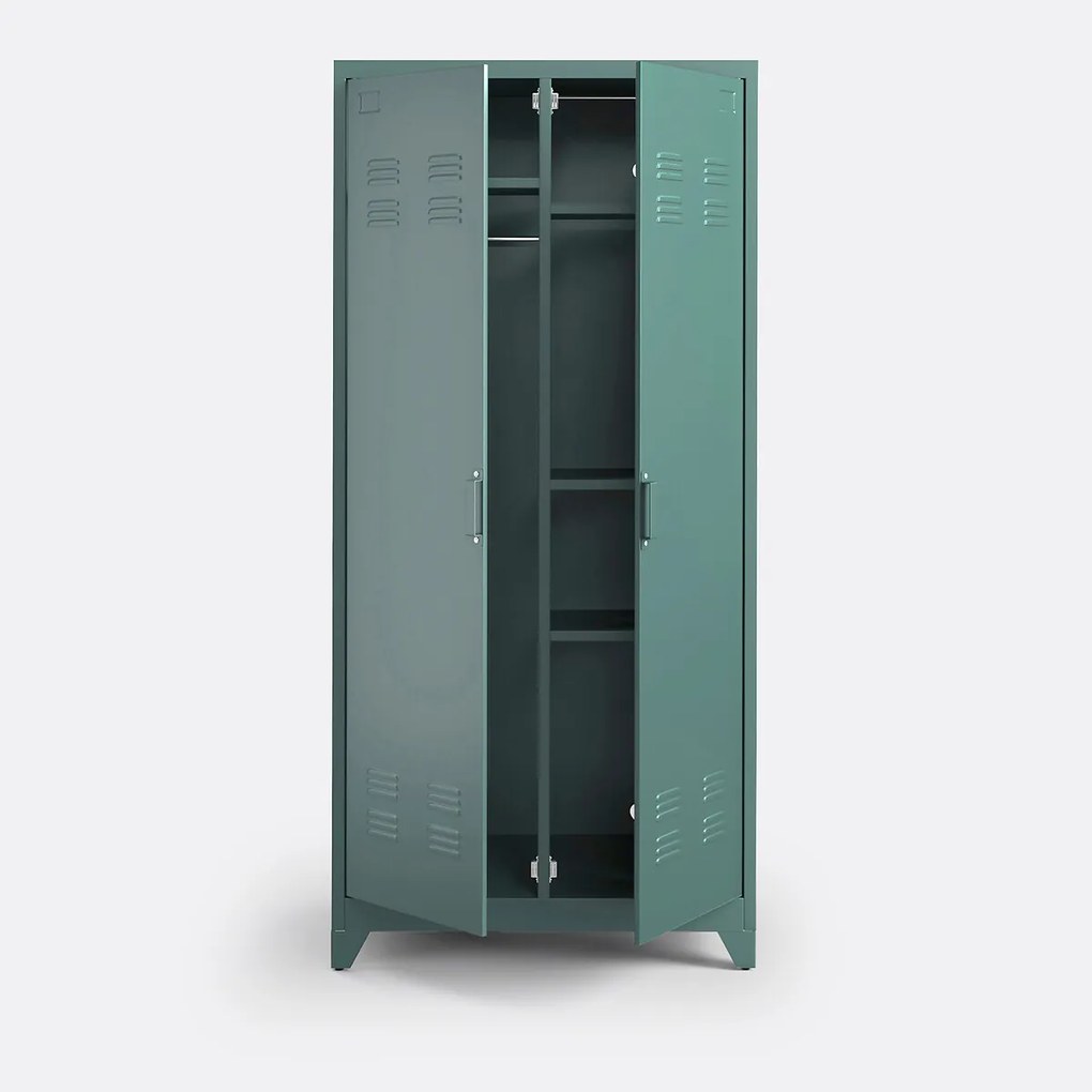 Metalen kast, 2 deuren, Hiba