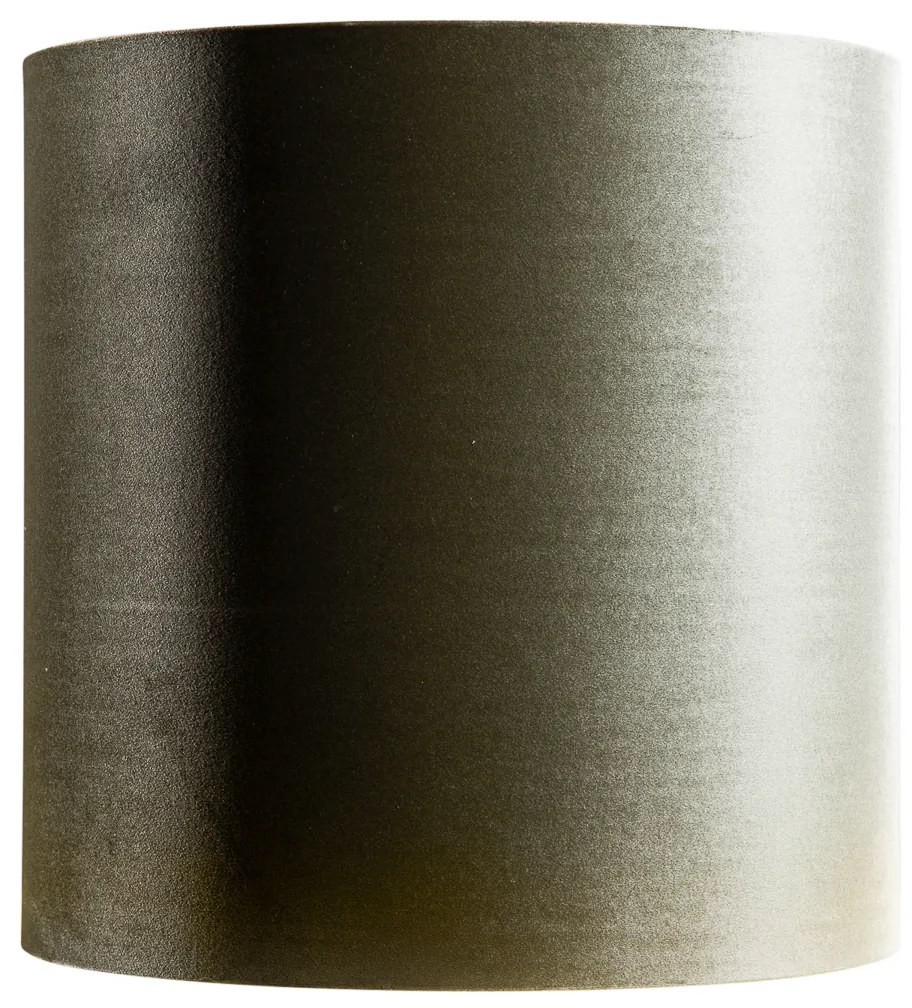 Velours lampenkap groen met gouden binnenkant 40/40/40