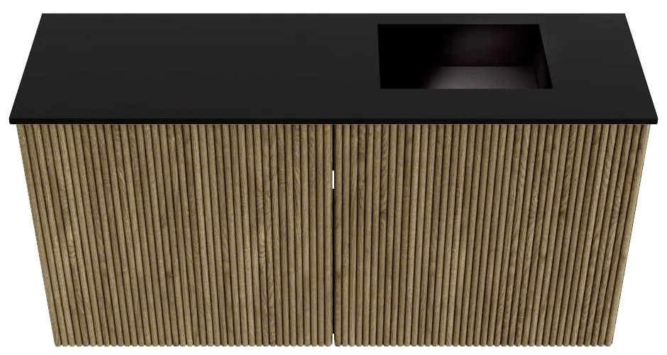 Mondiaz Joya 80cm toiletmeubel dusk met wastafel faye rechts 1 kraangat urban