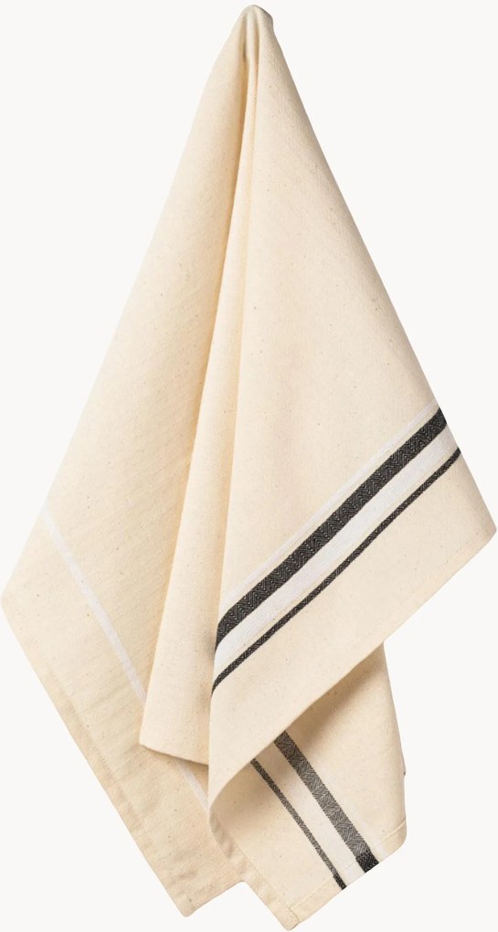 Katoenen theedoeken French Stripes, 2-delig