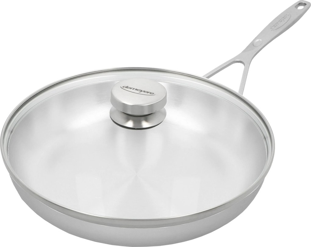 Demeyere Industry 5 Koekenpan met gratis glazen deksel 28 cm - Industry 5 - Demeyere