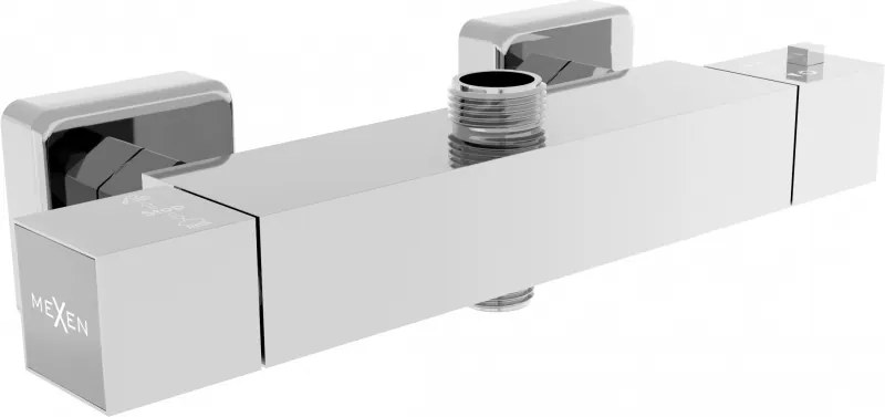 Mexen Cube thermostatische douchekraan, chroom - 77250-00