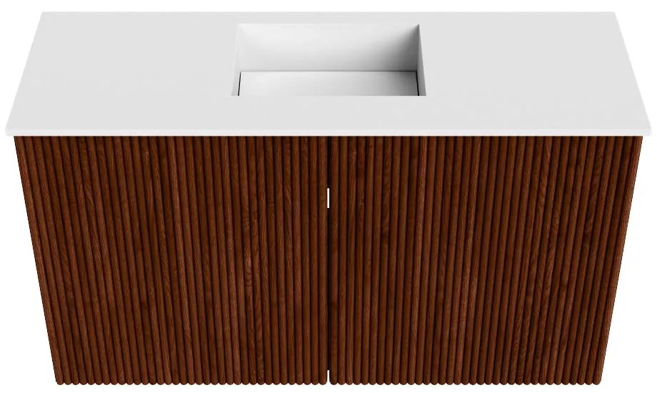 Mondiaz Joya 70cm toiletmeubel ruby met wastafel faye midden zonder kraangat talc